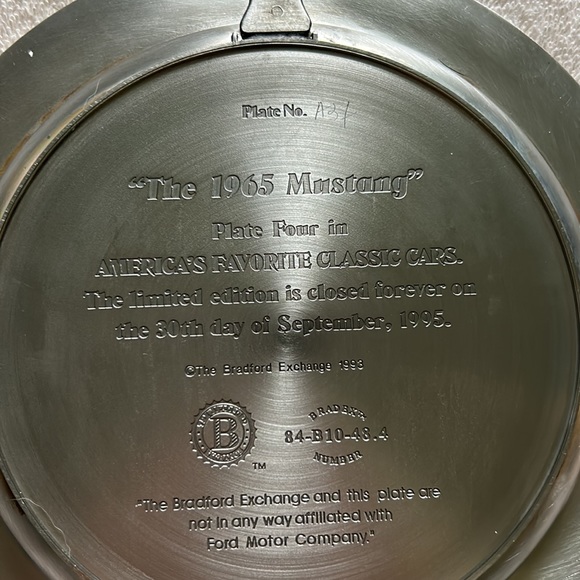 “The 1965 Mustang” by The Bradford Exchange - Picture 3 of 5